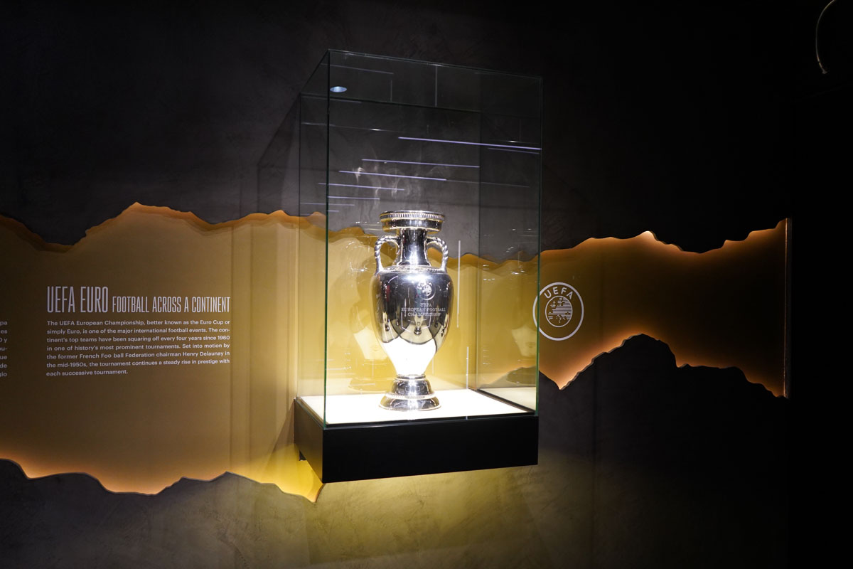 Taça no Museu Legends em Madrid