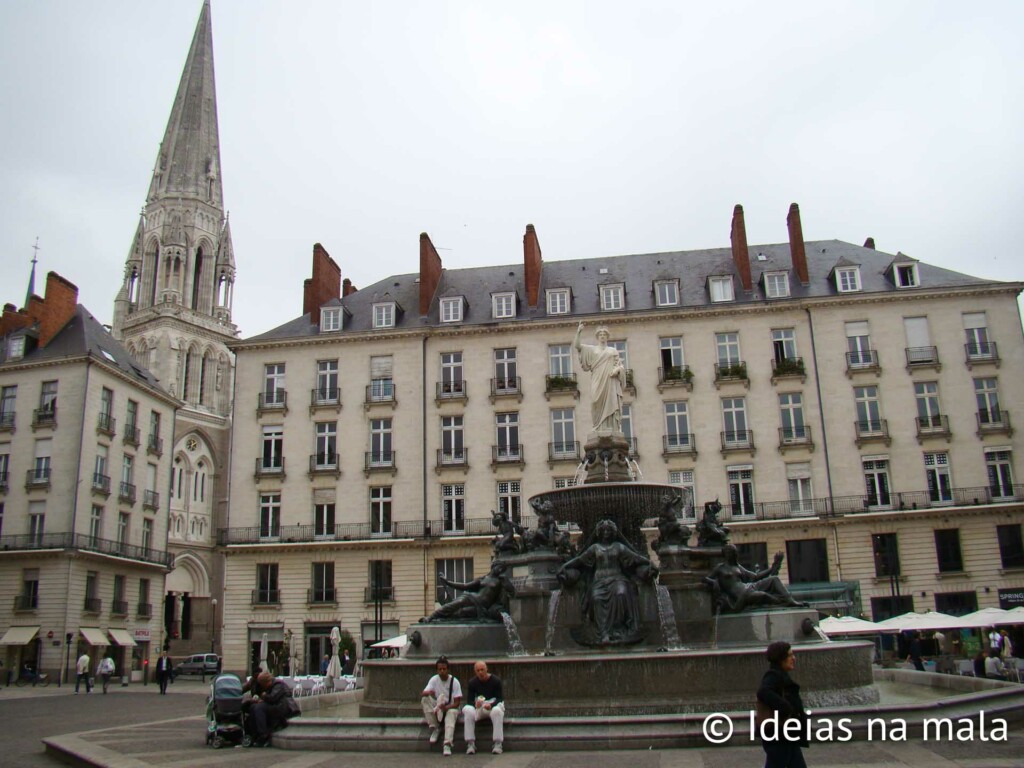 Place Royale em Nantes na França