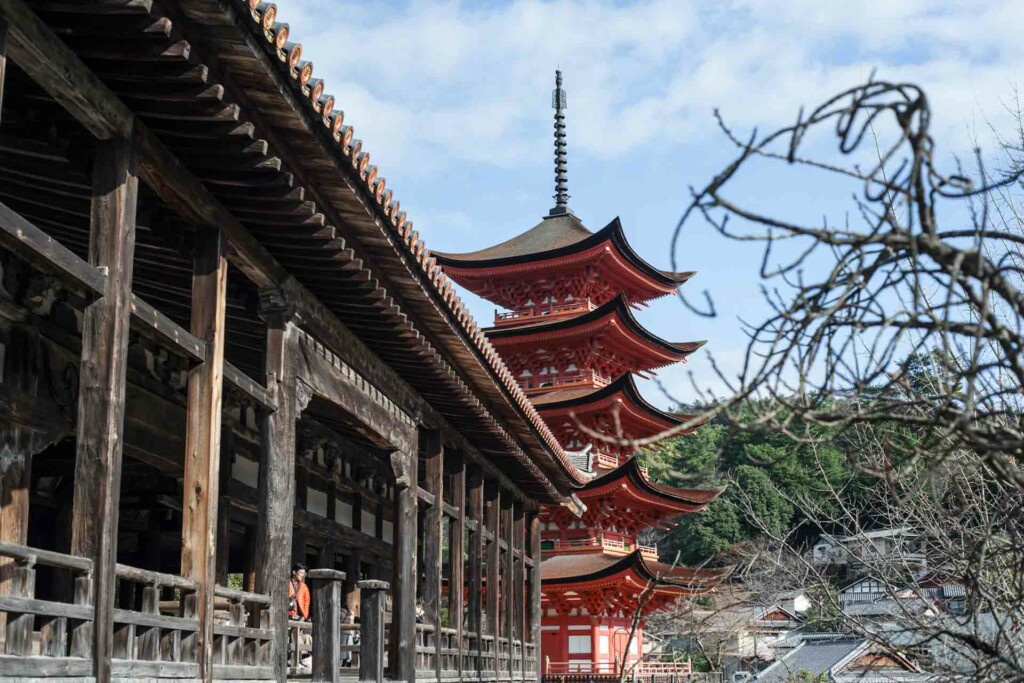Templo Senjo-Kaku em Miyajima no Japão