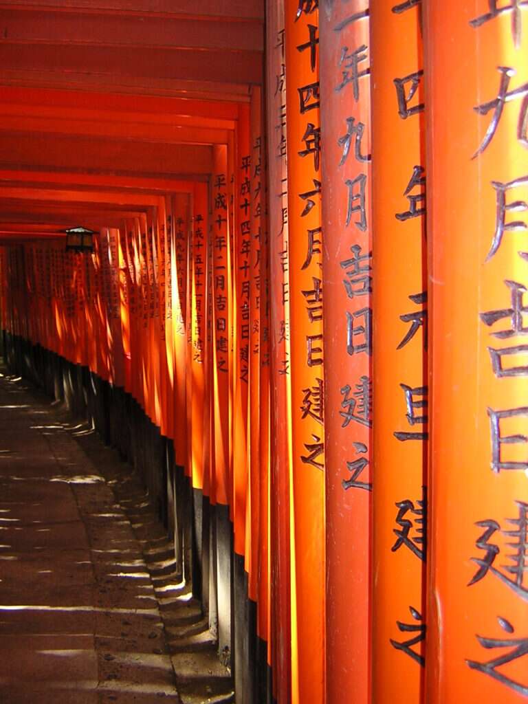 como chegar no Fushimi Inari em kioto no japão