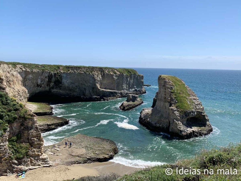 Shark Fin Cove na região de Davenport