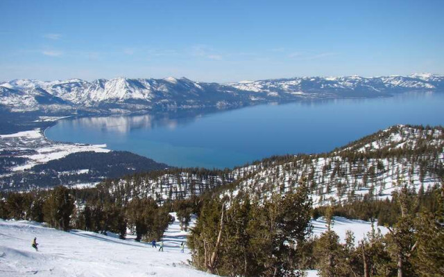 Ski Heavenly durante o inverno em Lake Tahoe