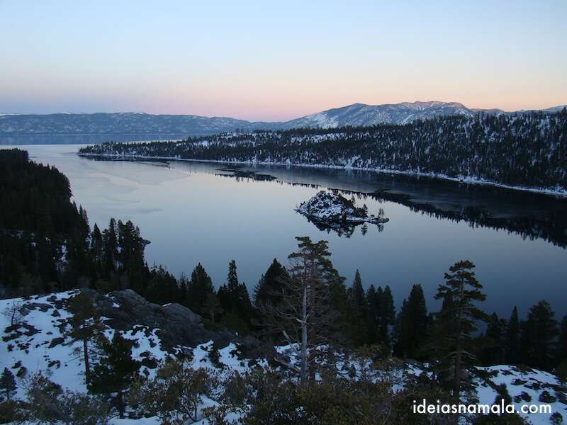 Lake Tahoe no inverno