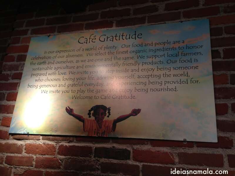 Cafe Gratitude, Berkeley