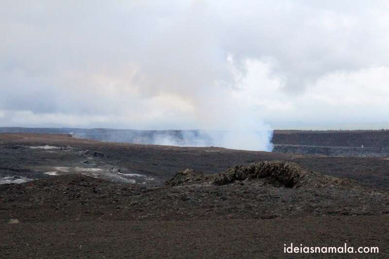 Vulcão Kilauea no Volcano National Park - Havaí