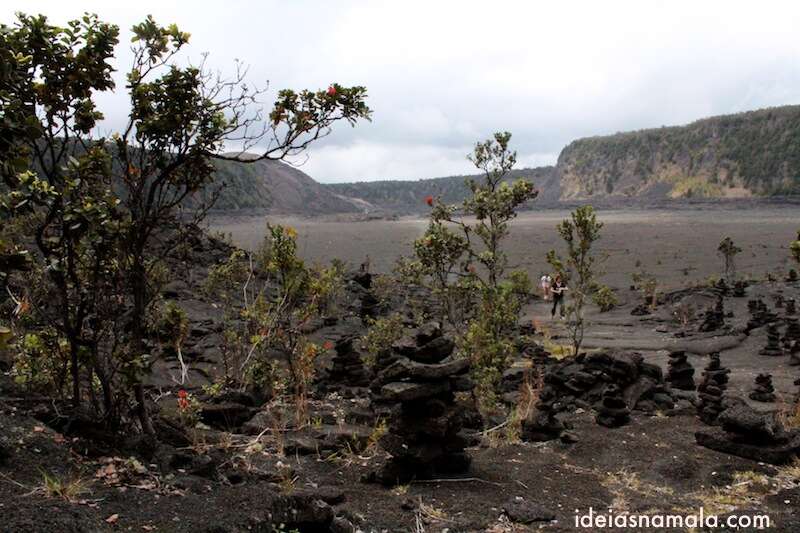  Cratera do vulcão