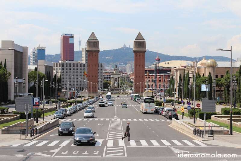 Plaza da España vista de Montjuic