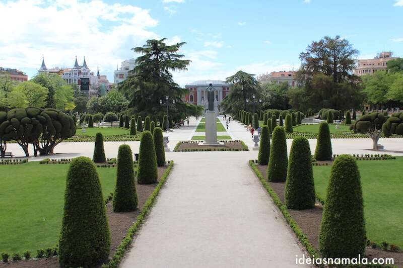 Retiro - Jardim que fica nos fundo do Museu do Prado