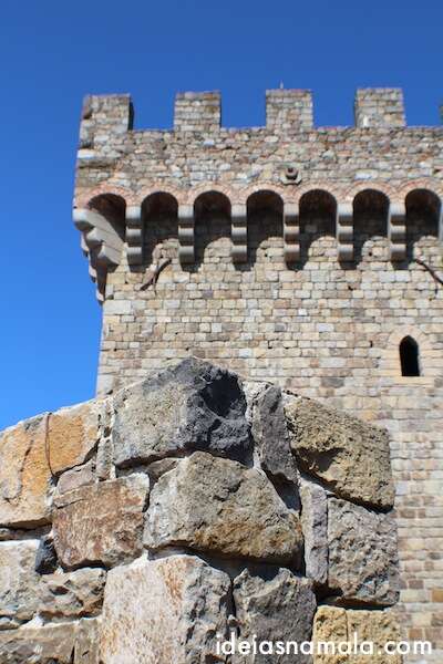Muro do Castelo di Amorosa