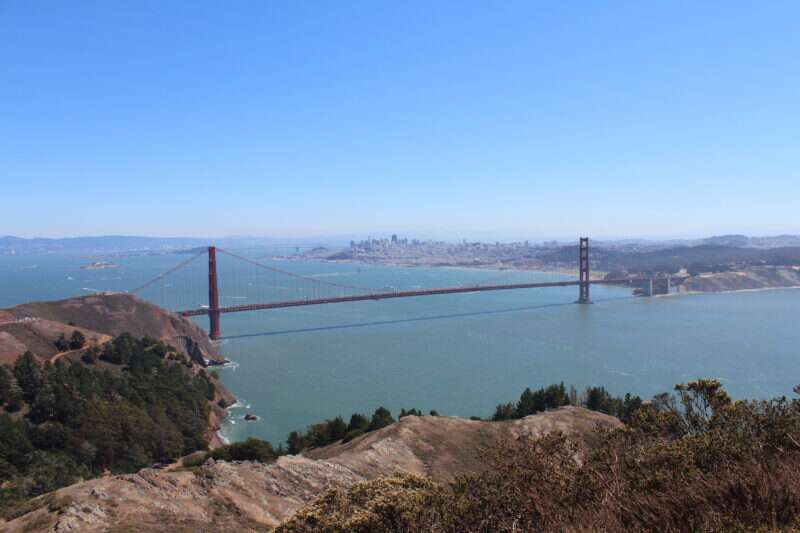 Vista do alto do Hawk Hill | Golden Gate