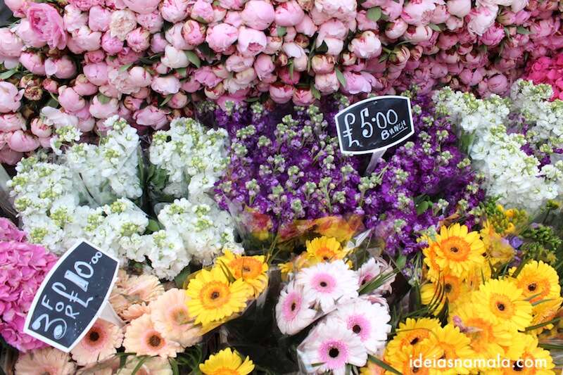 Mercado de Flores da Columbia Rd. - Londres