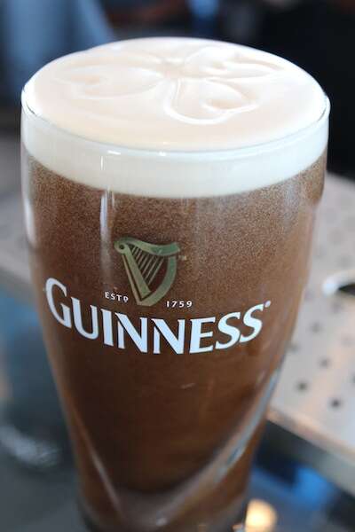 Degustação de cerveja na Guinness Storehouse