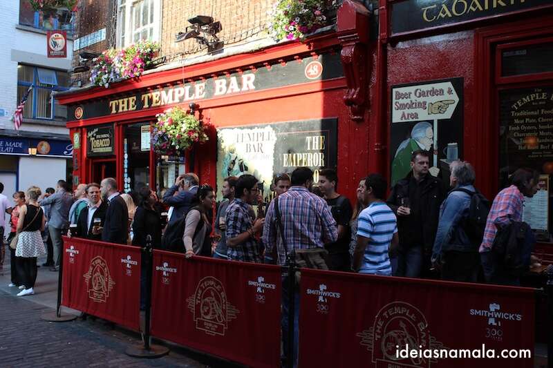 Temple Bar em o que fazer na Irlanda