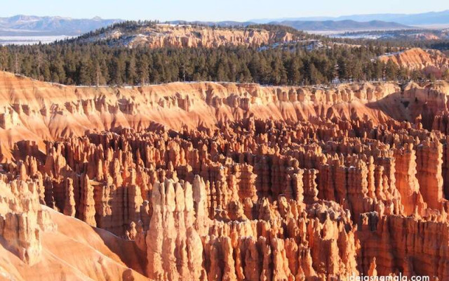 Anfiteatro do Bryce Canyon National Park. Vista do Inspiration Point