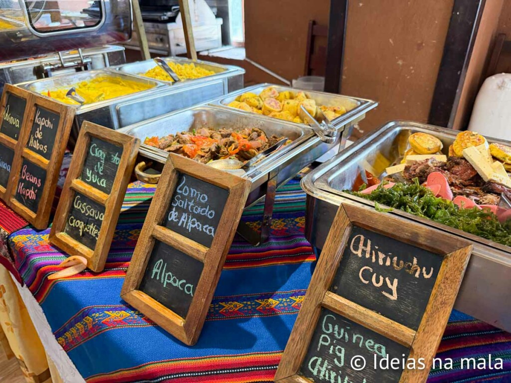 Almoço em Urubamba no Valle Sagrado