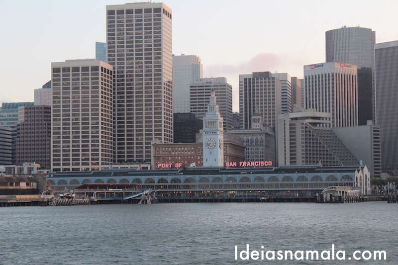 Chegada em San Francisco - Ferry