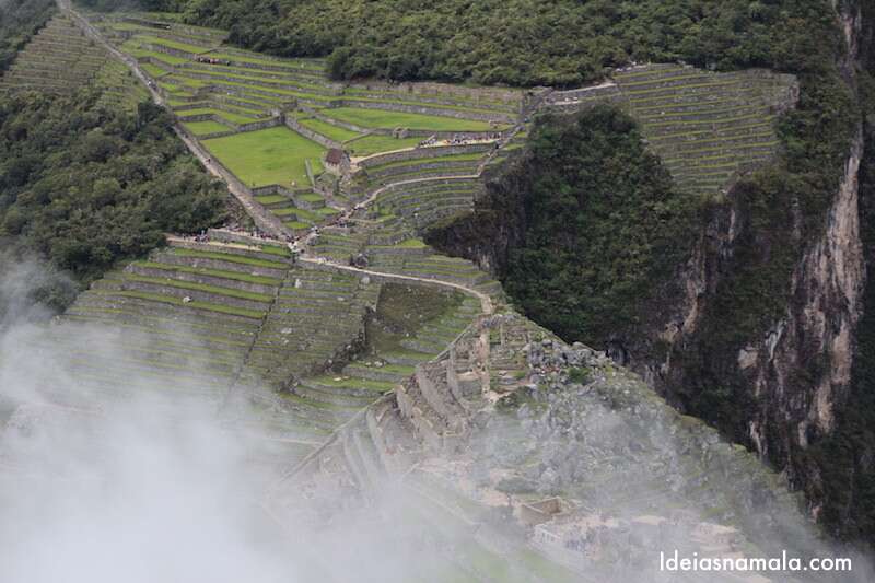 Vista do alto do Wayna Picchu
