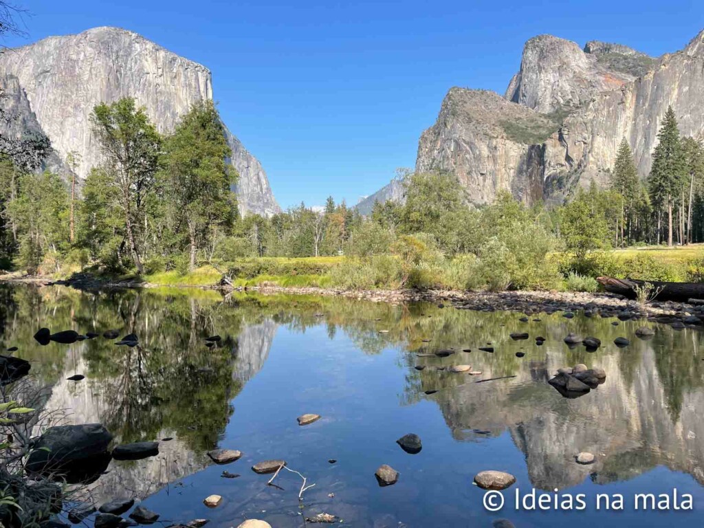 Vista do El Capitan no Yosemite Park