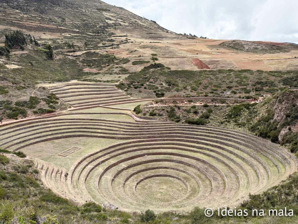 Laboratório agrícola dos Incas no passeio Moray - Maras