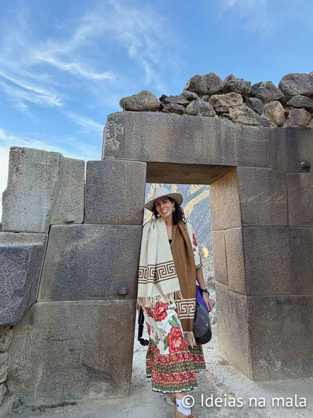 Fortaleza de Ollantaytambo no Valle Sagrado - Peru