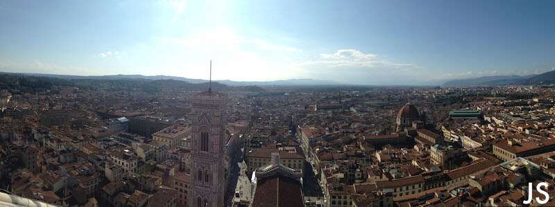 Florença: Vista da cupula Duomo