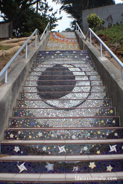 Lua - Escadaria Mosaico - San Francisco