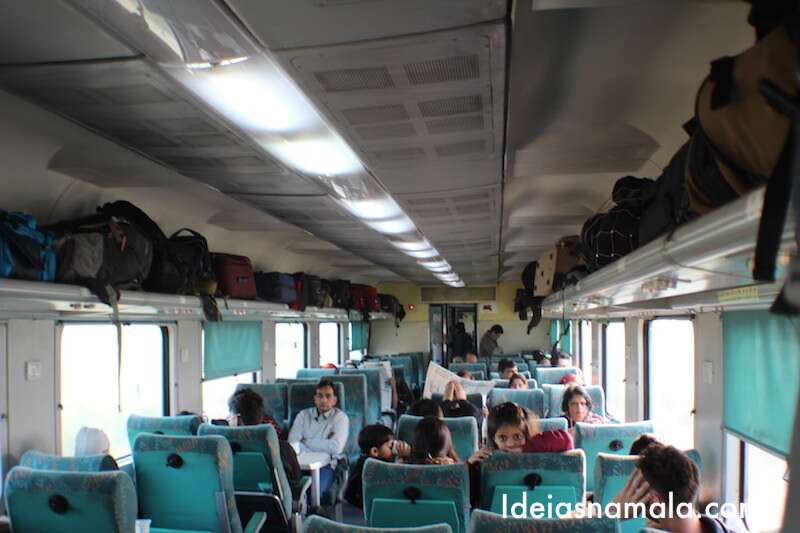 trem na Índia