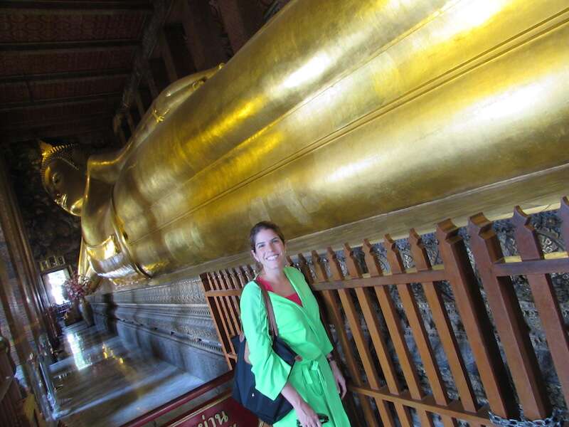 Buda Deitado no Wat Pho - Bangkok