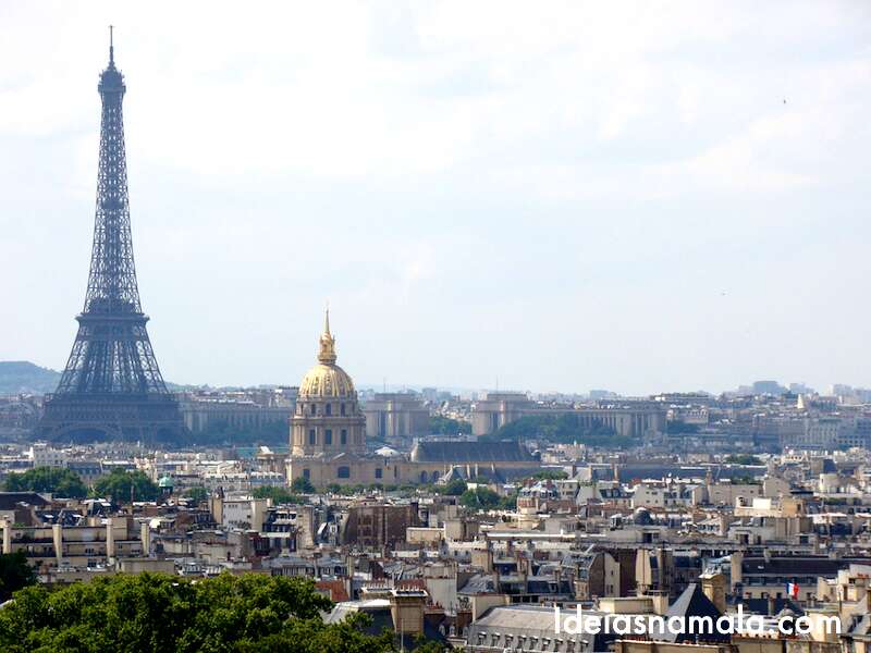 dica do Panthéon em Paris: suba e aprecie a bela vista da cidade do alto.