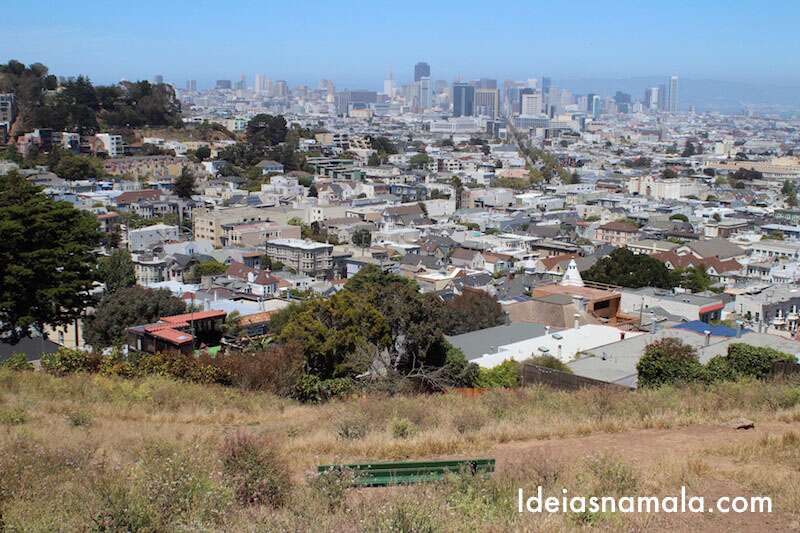 San Francisco vista do alto. 