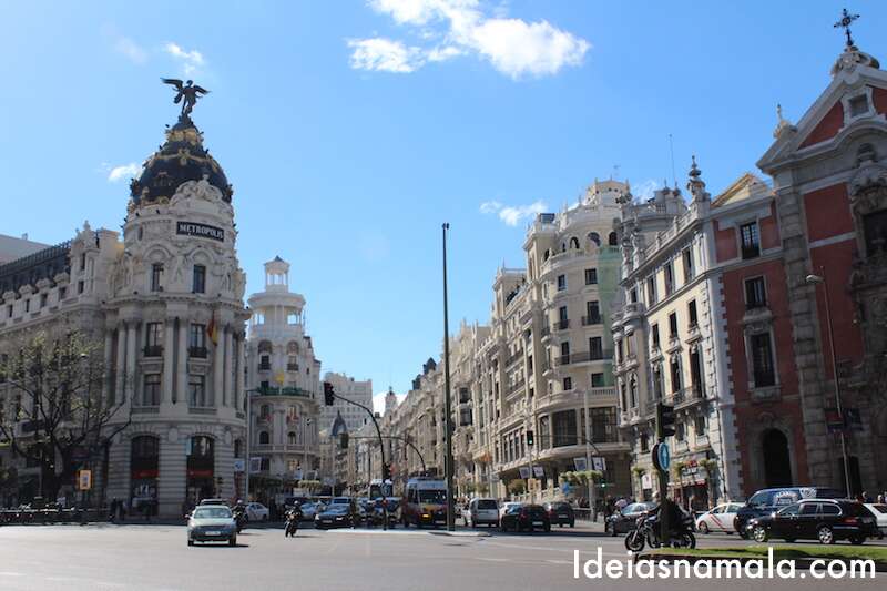 Gran Via, a principal Avenida de Madri
