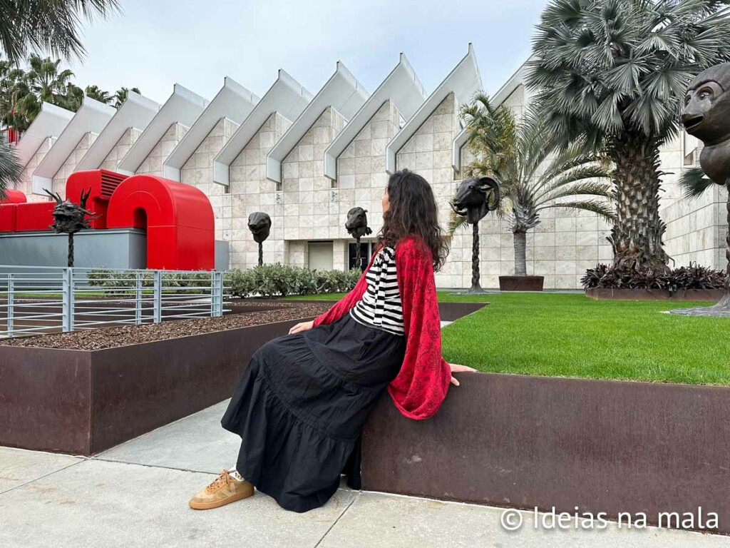 Fachada do LACMA Museu em Los Angeles