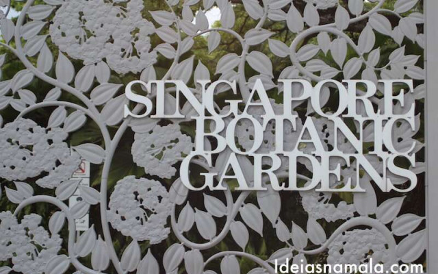 Portão do Jardim Botânico de Cingapura
