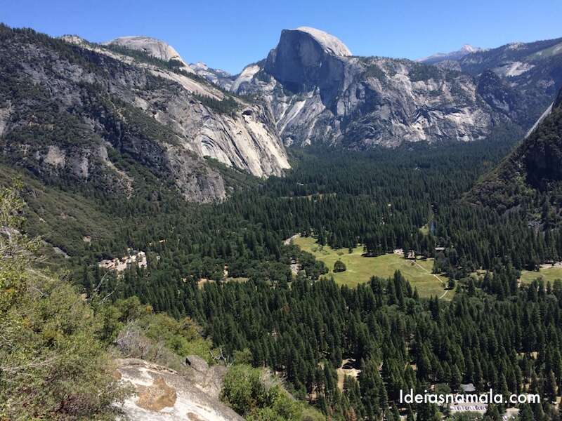 Yosemite Valley visto da trilha