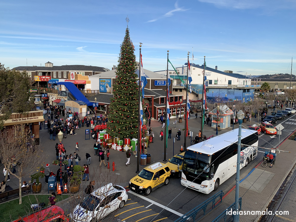 Chegada no Pier 39 em San Francisco