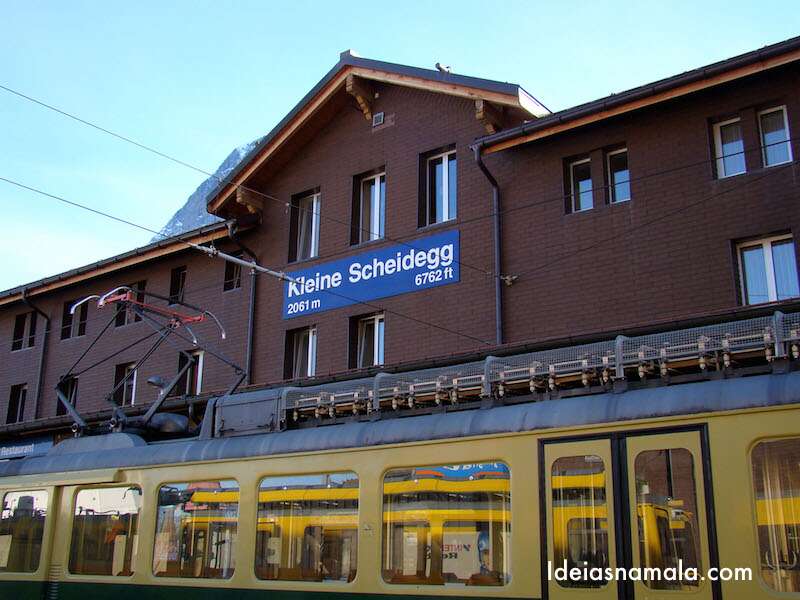 Estação de Kleine Scheidegg - Suíça