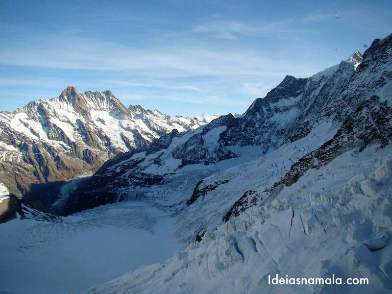 Jungfrau: vista sensacional das montanhas 