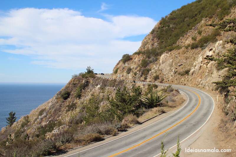 Viagem de carro pela highway 1: Big Sur