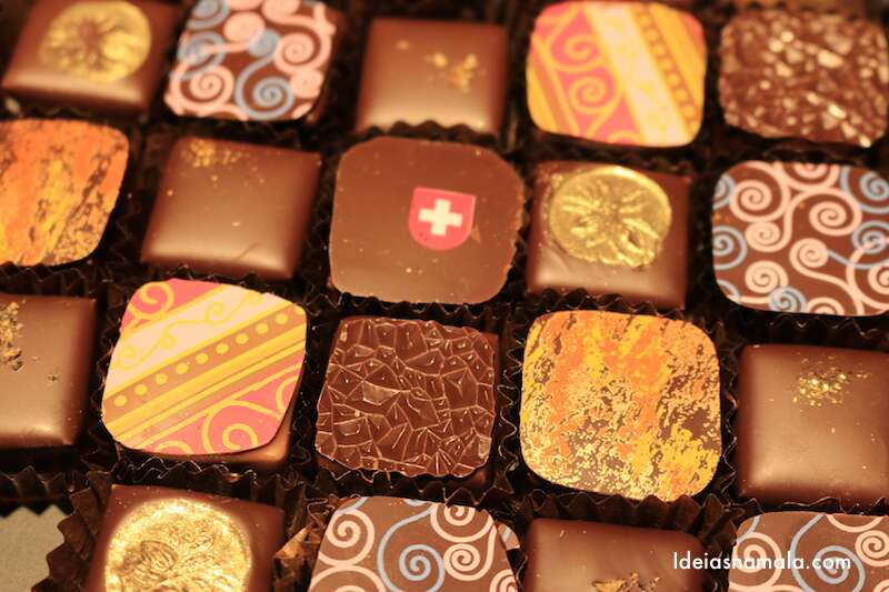 Degustação de chocolates - Suíça 