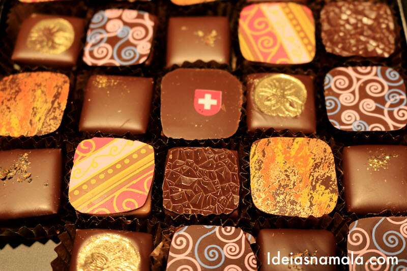 Degustação de chocolates na Suíça: Läderach em Vevey