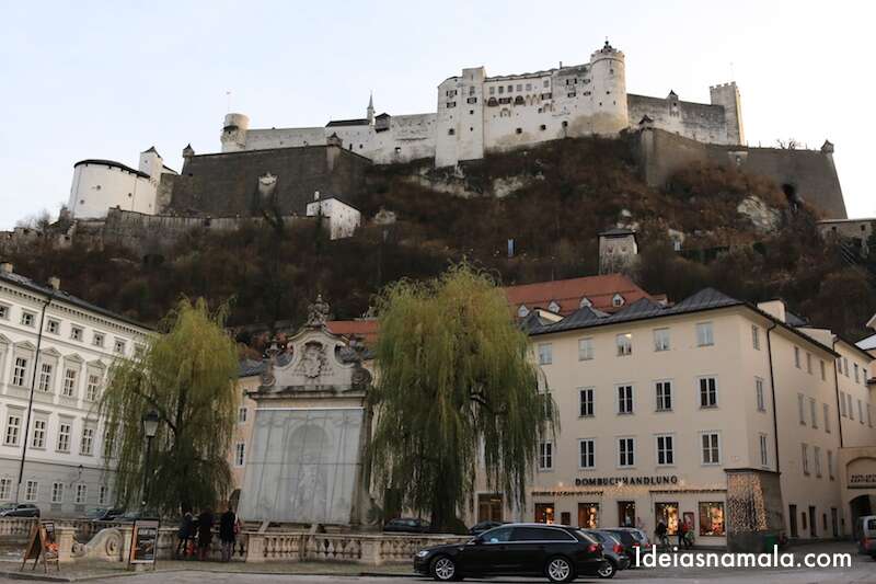 Fortaleza de Hohensalzburg em Salzburgo na Áustria