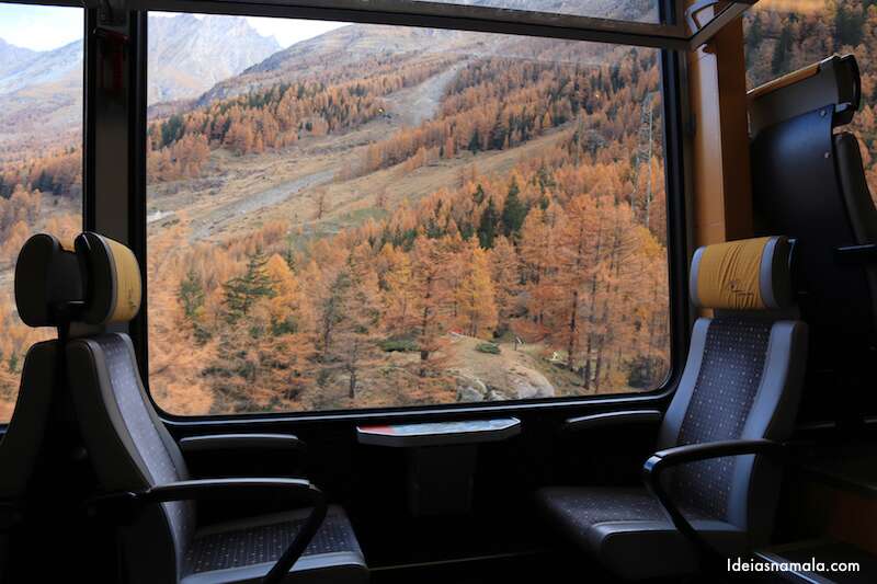Viagens de trem e barco na Suíça