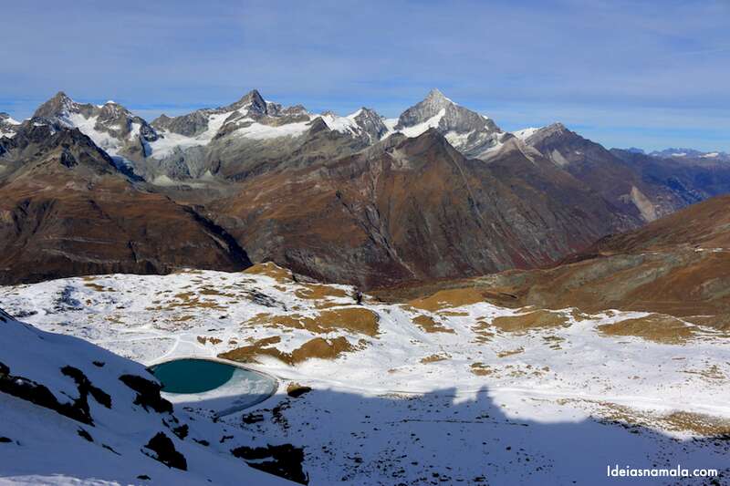 Alpes suíços vistos do Gornergrat