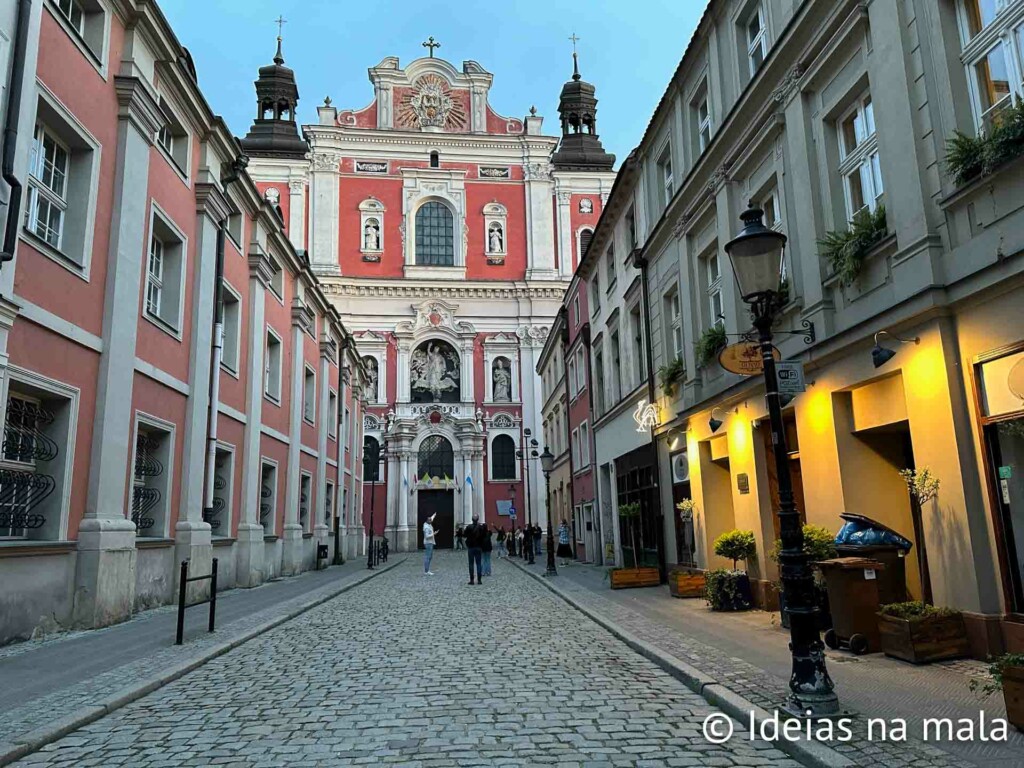 Cidade antiga de Poznan na Polônia