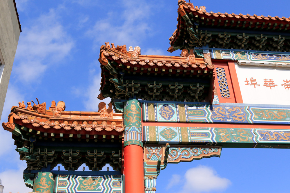 O que fazer em Portland: conhecer a Chinatown com seu portão lindo de entrada. 
