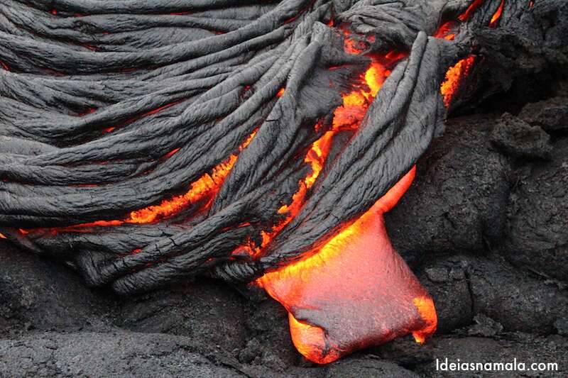 Big Island: Lava do vulcão Kilauea