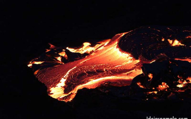 Lava do vulcão Kilauea