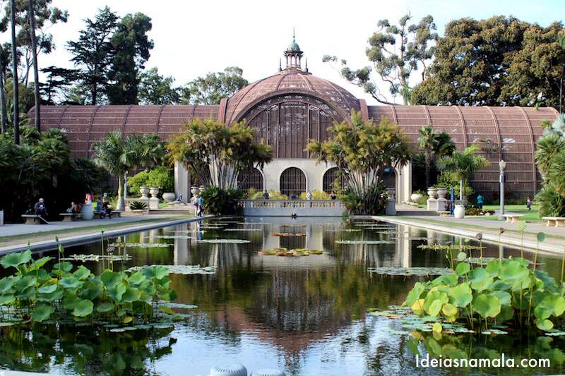 O que fazer em San Diego: passeio no botanical building.