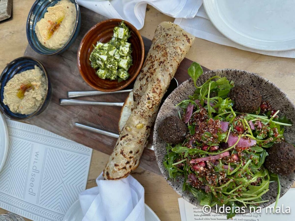 Mezze vegano do Wildseed em San Francisco