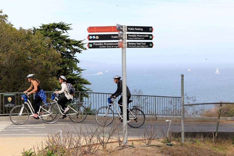 Atravessar a golden Gate de bicicleta, um dos passeios mais incríveis de San Francisco